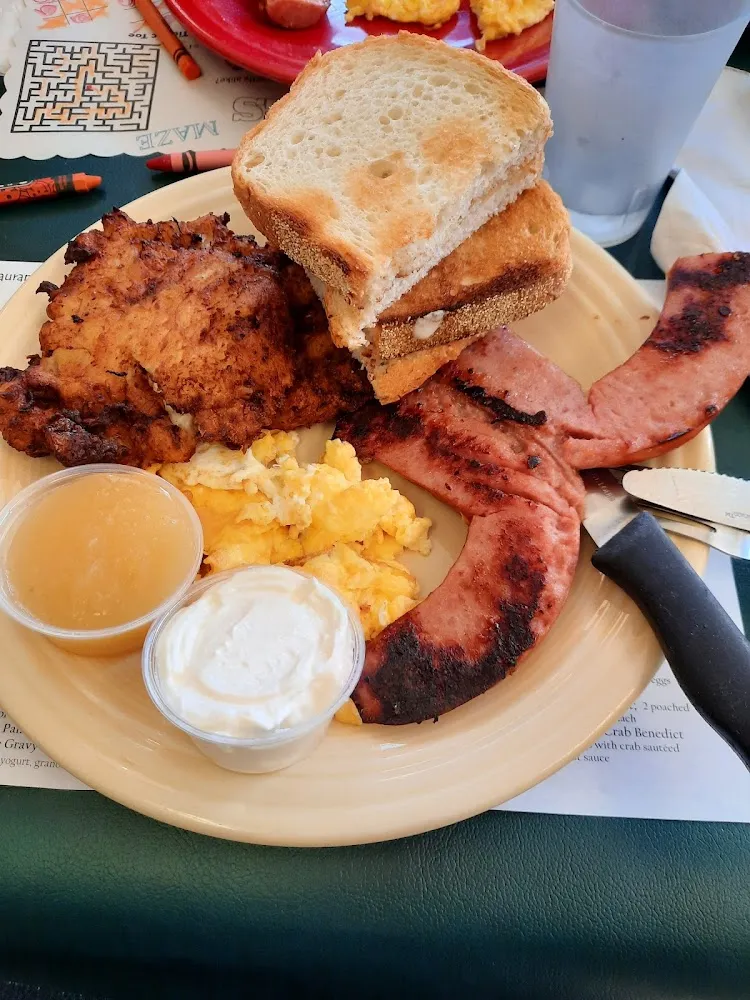 Kielbasa and Potato Pancakes