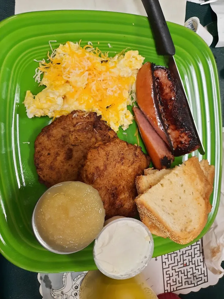 Kielbasa and Potatoes Pancakes